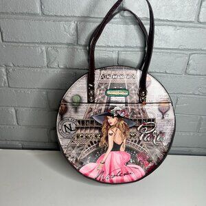 Nicole Lee Vivian Dreams Paris Shopper Round Handbag